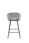 Design Plus Studio Kuchni & Salon Meblowy | H96 hoker popielaty (1p2szt) | 2010001176589
