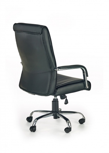 Design Plus Studio Kuchni & Salon Meblowy | HAMILTON fotel gabinetowy czarny | 2010000354704