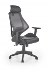 Design Plus Studio Kuchni & Salon Meblowy | HASEL fotel gabinetowy czarny / popiel | 2010001160113