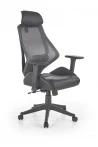 Design Plus Studio Kuchni & Salon Meblowy | HASEL fotel gabinetowy czarny / popiel | 2010001160113