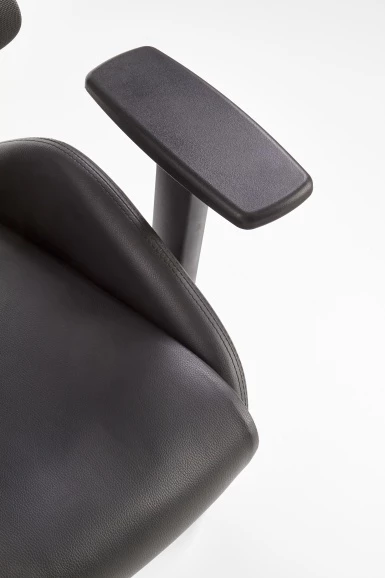 Design Plus Studio Kuchni & Salon Meblowy | HASEL fotel gabinetowy czarny / popiel | 2010001160113