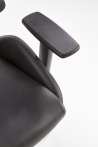 Design Plus Studio Kuchni & Salon Meblowy | HASEL fotel gabinetowy czarny / popiel | 2010001160113