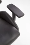 Design Plus Studio Kuchni & Salon Meblowy | HASEL fotel gabinetowy czarny / popiel | 2010001160113