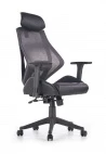 Design Plus Studio Kuchni & Salon Meblowy | HASEL fotel gabinetowy czarny / popiel | 2010001160113