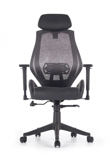 Design Plus Studio Kuchni & Salon Meblowy | HASEL fotel gabinetowy czarny / popiel | 2010001160113