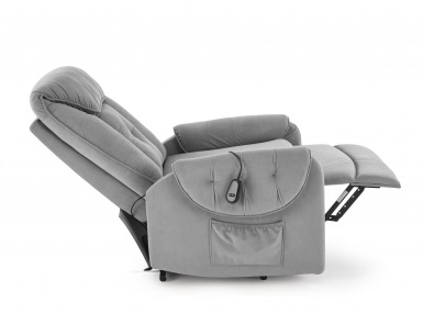 Design Plus Studio Kuchni & Salon Meblowy | HORTON fotel wypoczynkowy popielaty (1p1szt) | 5905248135178