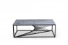 Design Plus Studio Kuchni & Salon Meblowy | INFINITY 2 ława, popielaty marmur / czarny (2p1szt) | 2010001188674