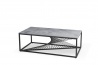 Design Plus Studio Kuchni & Salon Meblowy | INFINITY 2 ława, popielaty marmur / czarny (2p1szt) | 2010001188674