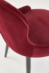 Design Plus Studio Kuchni & Salon Meblowy | K366 krzesło bordowy (1p2szt) | 2010001175650