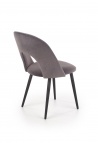 Design Plus Studio Kuchni & Salon Meblowy | K384 krzesło popielaty / czarny (1p4szt) | 2010001177784