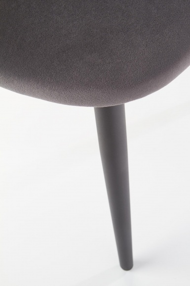 Design Plus Studio Kuchni & Salon Meblowy | K384 krzesło popielaty / czarny (1p4szt) | 2010001177784