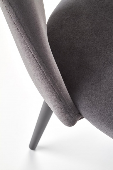 Design Plus Studio Kuchni & Salon Meblowy | K384 krzesło popielaty / czarny (1p4szt) | 2010001177784
