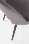 Design Plus Studio Kuchni & Salon Meblowy | K384 krzesło popielaty / czarny (1p4szt) | 2010001177784