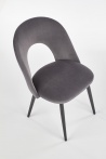 Design Plus Studio Kuchni & Salon Meblowy | K384 krzesło popielaty / czarny (1p4szt) | 2010001177784