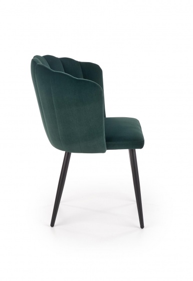 Design Plus Studio Kuchni & Salon Meblowy | K386 krzesło ciemny zielony (1p2szt) | 2010001177814