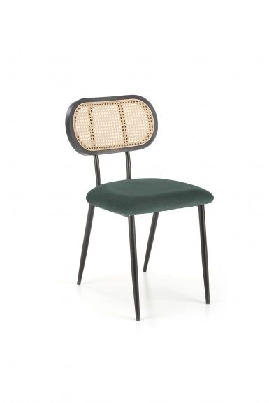 Design Plus Studio Kuchni & Salon Meblowy | K503 krzesło ciemny zielony (1p2szt) | 2010001195603