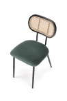 Design Plus Studio Kuchni & Salon Meblowy | K503 krzesło ciemny zielony (1p2szt) | 2010001195603