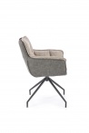 Design Plus Studio Kuchni & Salon Meblowy | K523 krzesło popielaty / ciemny popiel (1p2szt) | 2010001195894