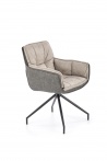 Design Plus Studio Kuchni & Salon Meblowy | K523 krzesło popielaty / ciemny popiel (1p2szt) | 2010001195894