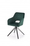 Design Plus Studio Kuchni & Salon Meblowy | K535 krzesło ciemny zielony (1p2szt) | 2010001201090