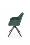 Design Plus Studio Kuchni & Salon Meblowy | K535 krzesło ciemny zielony (1p2szt) | 2010001201090