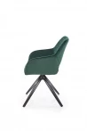 Design Plus Studio Kuchni & Salon Meblowy | K535 krzesło ciemny zielony (1p2szt) | 2010001201090