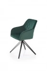 Design Plus Studio Kuchni & Salon Meblowy | K535 krzesło ciemny zielony (1p2szt) | 2010001201090