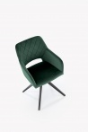 Design Plus Studio Kuchni & Salon Meblowy | K535 krzesło ciemny zielony (1p2szt) | 2010001201090