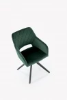 Design Plus Studio Kuchni & Salon Meblowy | K535 krzesło ciemny zielony (1p2szt) | 2010001201090