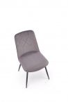 Design Plus Studio Kuchni & Salon Meblowy | K539 krzesło popielaty (1p4szt) | 2010001201397