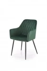 Design Plus Studio Kuchni & Salon Meblowy | K558 krzesło ciemny zielony (1p2szt) | 2010001204237