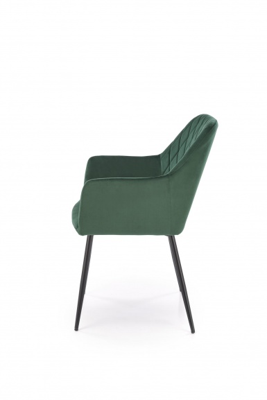 Design Plus Studio Kuchni & Salon Meblowy | K558 krzesło ciemny zielony (1p2szt) | 2010001204237