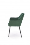 Design Plus Studio Kuchni & Salon Meblowy | K558 krzesło ciemny zielony (1p2szt) | 2010001204237