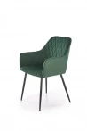 Design Plus Studio Kuchni & Salon Meblowy | K558 krzesło ciemny zielony (1p2szt) | 2010001204237