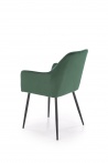 Design Plus Studio Kuchni & Salon Meblowy | K558 krzesło ciemny zielony (1p2szt) | 2010001204237