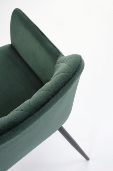 Design Plus Studio Kuchni & Salon Meblowy | K558 krzesło ciemny zielony (1p2szt) | 2010001204237