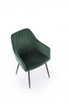 Design Plus Studio Kuchni & Salon Meblowy | K558 krzesło ciemny zielony (1p2szt) | 2010001204237