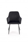 Design Plus Studio Kuchni & Salon Meblowy | K558 krzesło czarny (1p2szt) | 2010001204244
