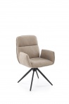 Design Plus Studio Kuchni & Salon Meblowy | K574 krzesło ciemny beżowy (1p2szt) | 5905248134935