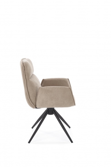 Design Plus Studio Kuchni & Salon Meblowy | K574 krzesło ciemny beżowy (1p2szt) | 5905248134935