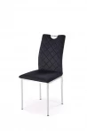 Design Plus Studio Kuchni & Salon Meblowy | K578 krzesło czarny / srebrny (1p4szt) | 5905248136045