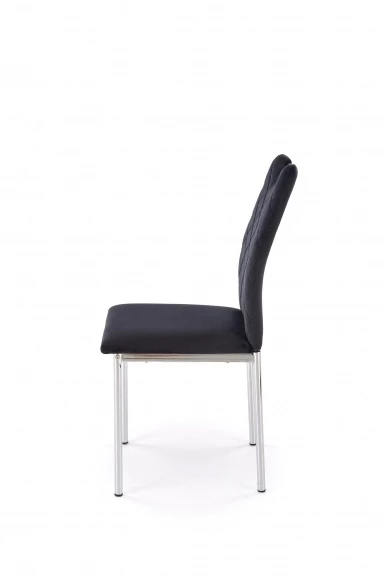 Design Plus Studio Kuchni & Salon Meblowy | K578 krzesło czarny / srebrny (1p4szt) | 5905248136045