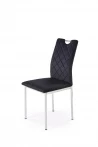 Design Plus Studio Kuchni & Salon Meblowy | K578 krzesło czarny / srebrny (1p4szt) | 5905248136045