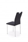 Design Plus Studio Kuchni & Salon Meblowy | K578 krzesło czarny / srebrny (1p4szt) | 5905248136045