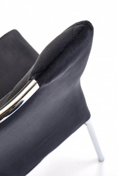 Design Plus Studio Kuchni & Salon Meblowy | K578 krzesło czarny / srebrny (1p4szt) | 5905248136045