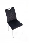 Design Plus Studio Kuchni & Salon Meblowy | K578 krzesło czarny / srebrny (1p4szt) | 5905248136045