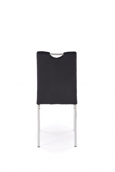 Design Plus Studio Kuchni & Salon Meblowy | K578 krzesło czarny / srebrny (1p4szt) | 5905248136045