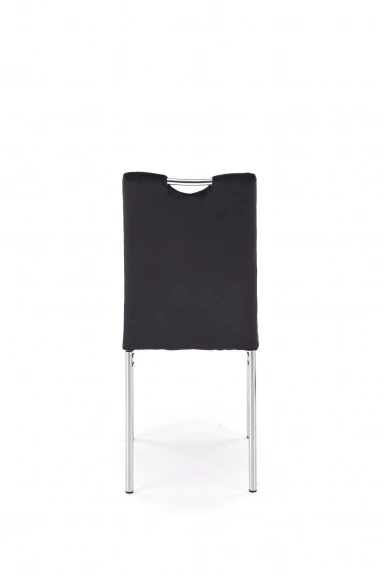 Design Plus Studio Kuchni & Salon Meblowy | K578 krzesło czarny / srebrny (1p4szt) | 5905248136045