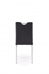 Design Plus Studio Kuchni & Salon Meblowy | K578 krzesło czarny / srebrny (1p4szt) | 5905248136045