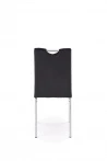 Design Plus Studio Kuchni & Salon Meblowy | K578 krzesło czarny / srebrny (1p4szt) | 5905248136045